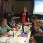 Ashley Perry talks about Engaged Math Activities during a Guided Math with Angela Bauer workshop