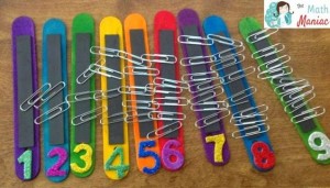 Number Sense with paperclips